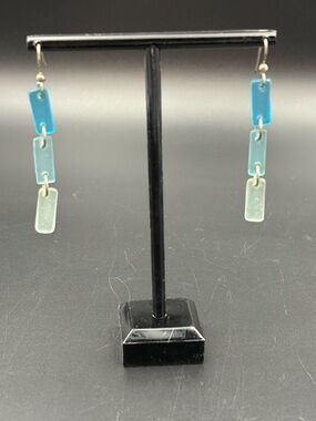 2/$10 Sea Glass Dangle Earrings